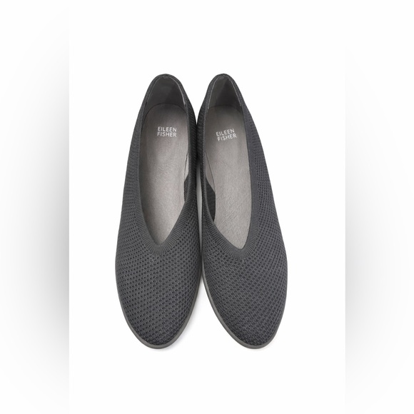 EILEEN FISHER Heaven Stretch Knit Wedge Comfort Ballet Flat Size 11 - Picture 2 of 16